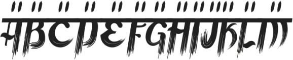 Advait Four otf (400) Font UPPERCASE