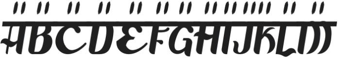 Advait Two otf (400) Font UPPERCASE