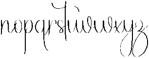 Advantage Regular otf (400) Font LOWERCASE