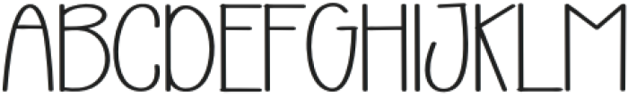 Advanture Regular otf (400) Font UPPERCASE