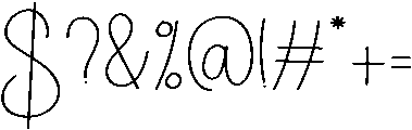 Adventure Regular otf (400) Font OTHER CHARS