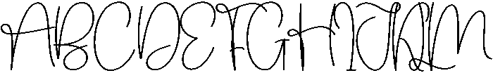 Adventure Regular otf (400) Font UPPERCASE
