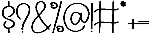 Adventure Regular otf (400) Font OTHER CHARS