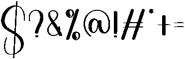 Adventure Regular otf (400) Font OTHER CHARS