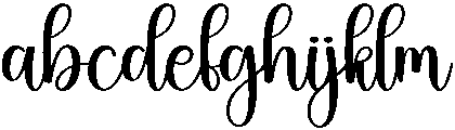 Adventure Regular otf (400) Font LOWERCASE