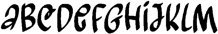 Adventure Regular otf (400) Font UPPERCASE