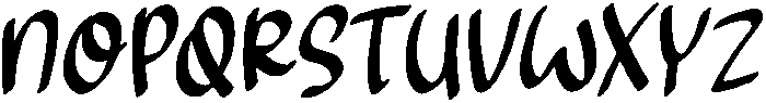 Adventure Regular otf (400) Font UPPERCASE