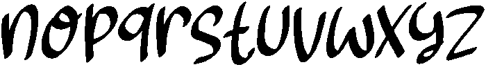 Adventure Regular otf (400) Font LOWERCASE