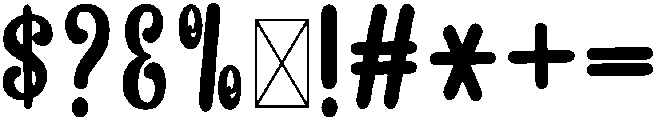 Adventure Regular otf (400) Font OTHER CHARS