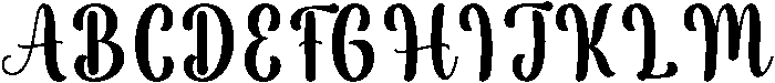 Adventure Regular otf (400) Font UPPERCASE