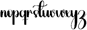 Adventure Regular otf (400) Font LOWERCASE