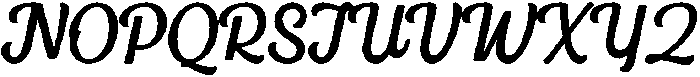 Adventure otf (400) Font UPPERCASE