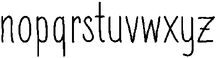 Adventure otf (400) Font LOWERCASE
