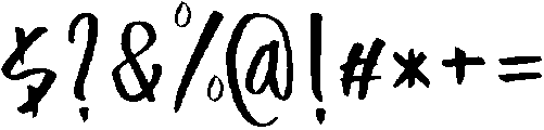 Adventure otf (400) Font OTHER CHARS