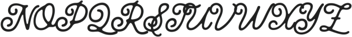 Adventurer 07 Regular otf (400) Font UPPERCASE