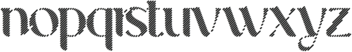 Adventures Lines Regular otf (400) Font LOWERCASE