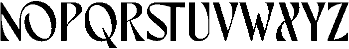 Advera Regular otf (400) Font UPPERCASE