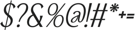 Advine Italic otf (400) Font OTHER CHARS