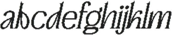 AdvinePixel-Regular otf (400) Font LOWERCASE