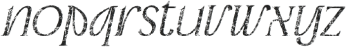 AdvineStamp-Italic otf (400) Font LOWERCASE