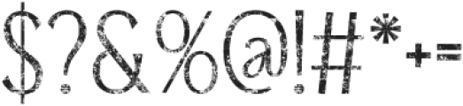 AdvineStamp-Regular otf (400) Font OTHER CHARS