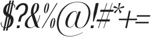 adora Italic otf (400) Font OTHER CHARS