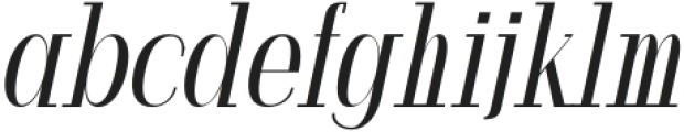 adora Italic otf (400) Font LOWERCASE