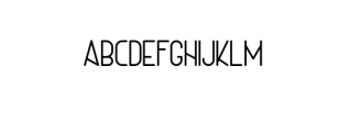 ADHE SANS Light.otf Font UPPERCASE
