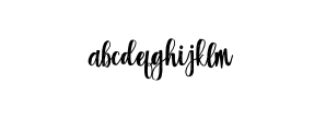 Adellicia.ttf Font LOWERCASE