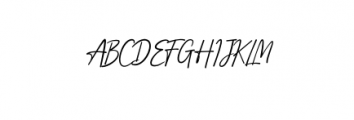 Adelliya.otf Font UPPERCASE