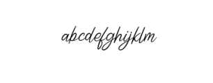 Adelliya.otf Font LOWERCASE