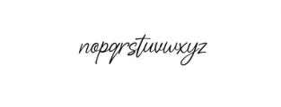 Adelliya.otf Font LOWERCASE