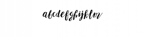 Adellove.ttf Font LOWERCASE