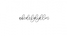 Adelyne.woff Font LOWERCASE