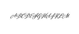 Adorn Coronet.otf Font UPPERCASE