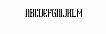 Adrenafamily.ttf Font UPPERCASE