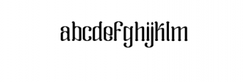 Adrenafamily.ttf Font LOWERCASE