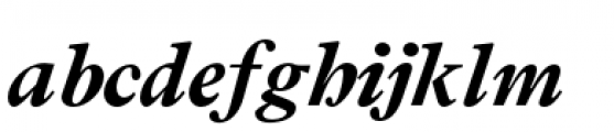 Addington Bold Italic Font LOWERCASE