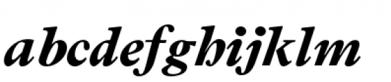 Addington ExtraBold Italic Font LOWERCASE