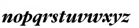 Addington ExtraBold Italic Font LOWERCASE