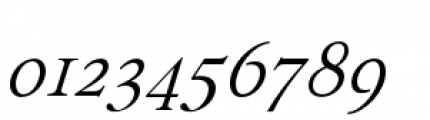 Addington Thin Italic Font OTHER CHARS