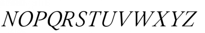 Addington Thin Italic Font UPPERCASE