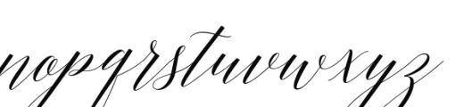 Adelicia Script Clean Font LOWERCASE