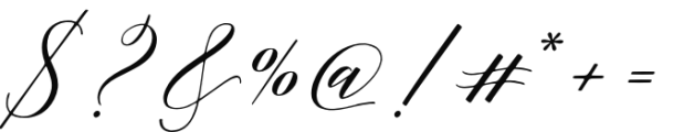 Adelicia Script Rough Font OTHER CHARS