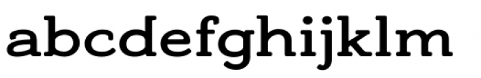 Adorn Pomander Smooth Slab Serif Bold Font LOWERCASE