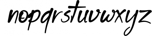 Addline - Handwritten Bold Font Font LOWERCASE