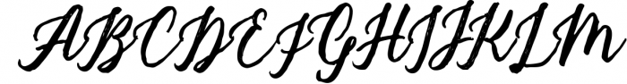 Adelia - Rough Script font Font UPPERCASE