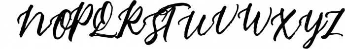 Adelia - Rough Script font Font UPPERCASE