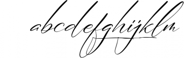 Adelinetha Charlote - Modern Calligraphy Font 1 Font LOWERCASE