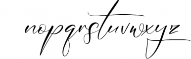 Adelinetha Charlote - Modern Calligraphy Font Font LOWERCASE